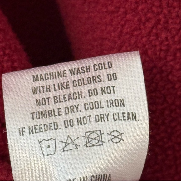 YO Colorado Orange/Purple Button Up Collared Fleece Shirt Jacket M - Picture 8 of 8